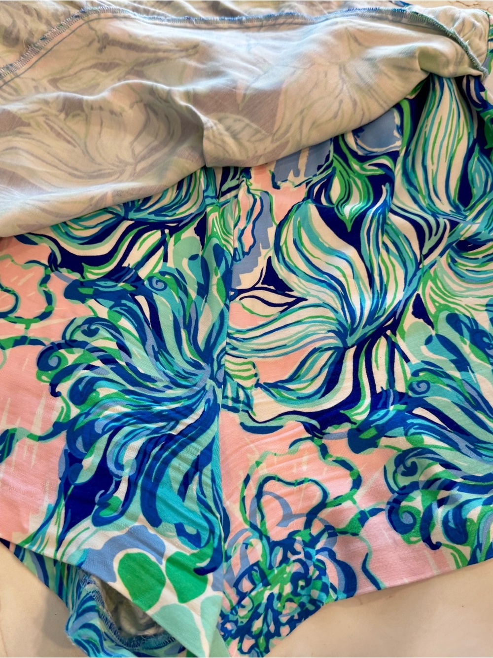 Lilly Pulitzer Flora Ruffled Skort in Lavender Blue Size 10 great condition - Picture 4 of 10